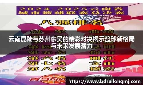 云南昆陆与苏州东吴的精彩对决揭示篮球新格局与未来发展潜力